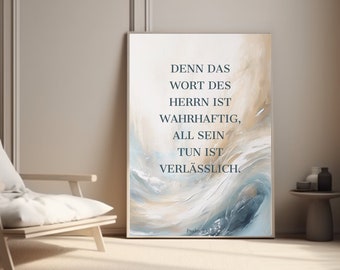 Christian poster, the word of God, abstract Christian wall art, Christian Bible verse, Christian images, digital download