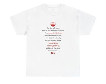 Nemik's Manifesto Tee | Star Wars Inspired Minimalist Shirt