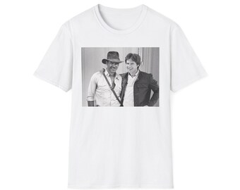 Harrison Ford Double: Indiana Jones and Han Solo T-Shirt | Movie Mashup