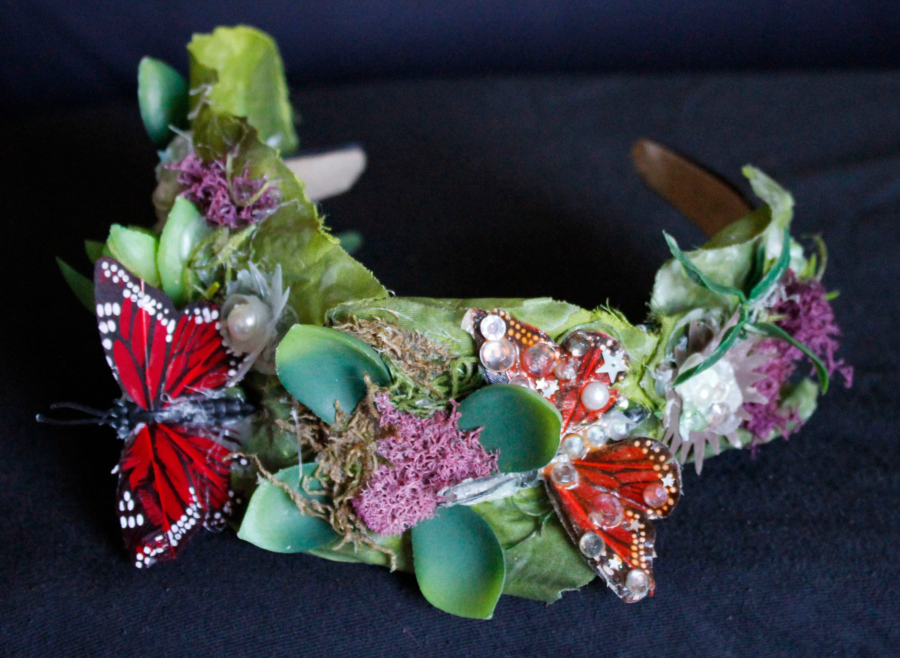 Green Butterfly Headband - Etsy