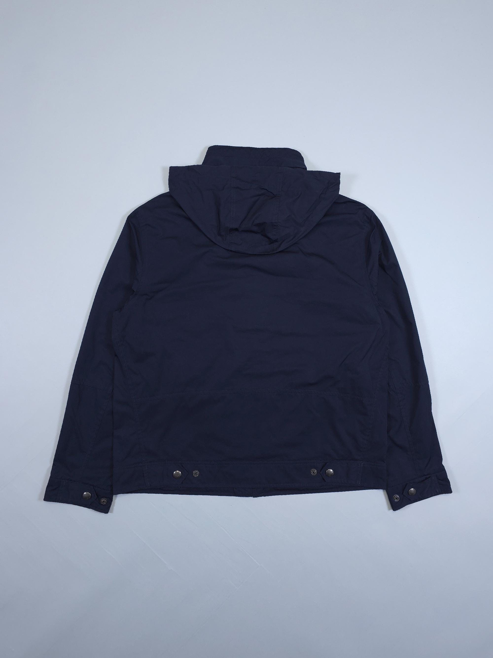 90s Polo Ralph Lauren Hooded Jacket – Navy Blue Small Pony Logo