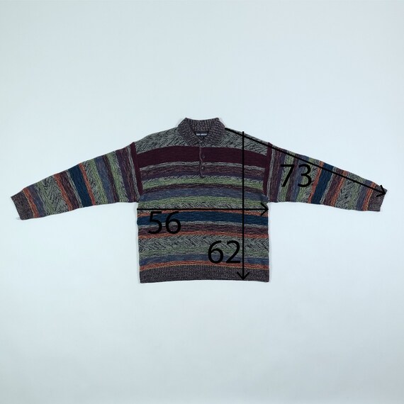 Vintage 80s 90s Enzo Lorenzo Complex Abstract Striped Vintage 80s 90s Enzo Lorenzo Complex Abstract Striped
