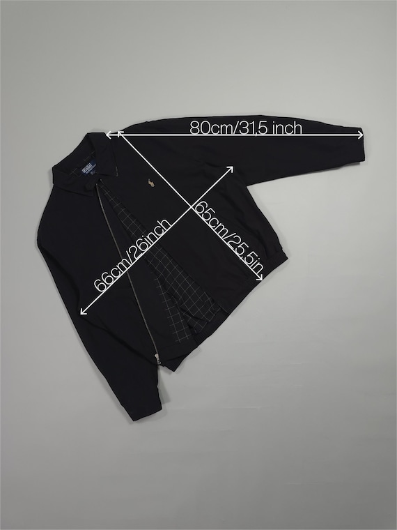 90年代 ポロ ラルフローレン ハリントンジャケット - ブラックカラー