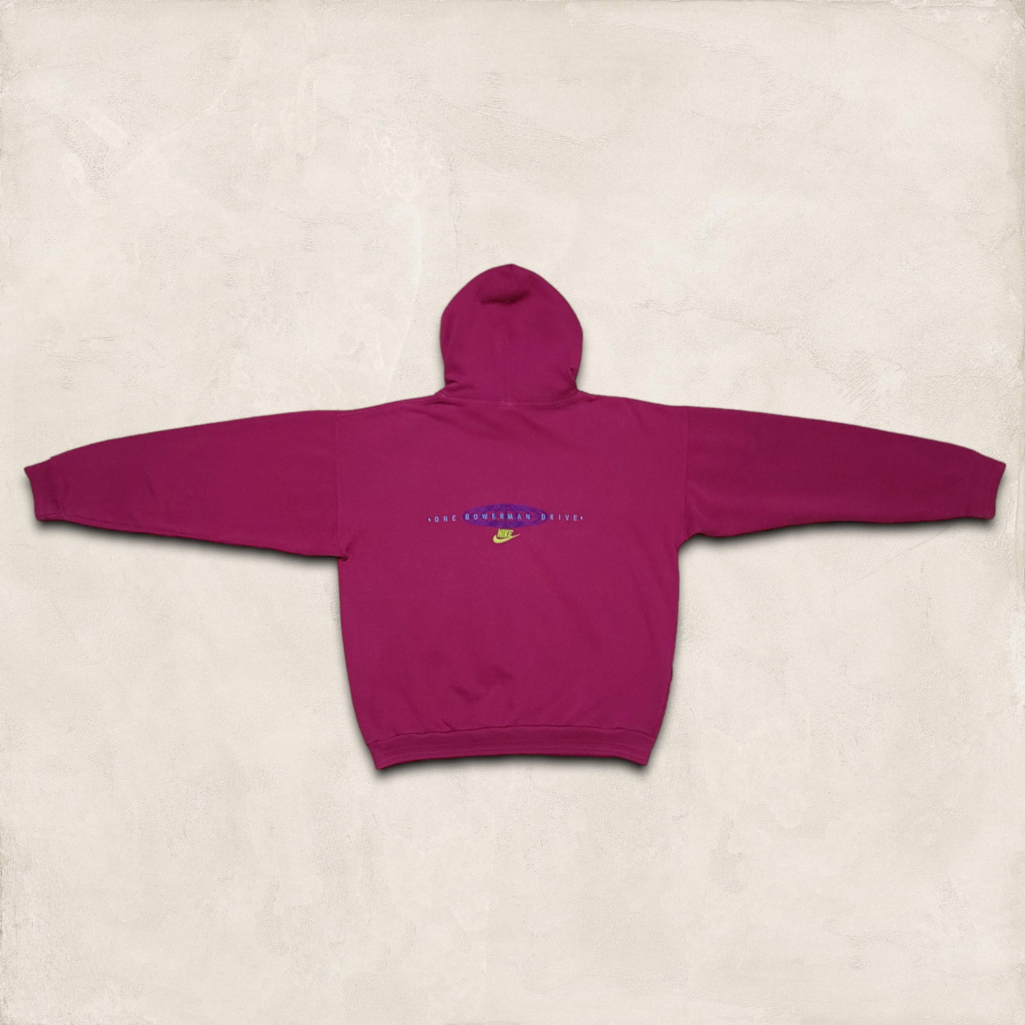 Very Rare Vintage Nike One Bowerman Drive Hoodie / 80s 90s