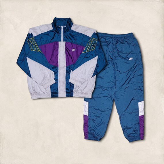 Rare Vintage 90s Nike USA Tracksuit Fit L or XL / Vintage Nike USA Blue  White Purple Track Top / Vintage 90s Nike Track Top - Etsy