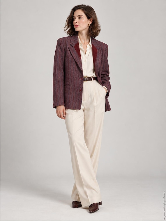 Cerruti 1881, 80s Cerruti 1881 Ligne Femme Blazer – Italian Tailored Jacket – Women’s S M
