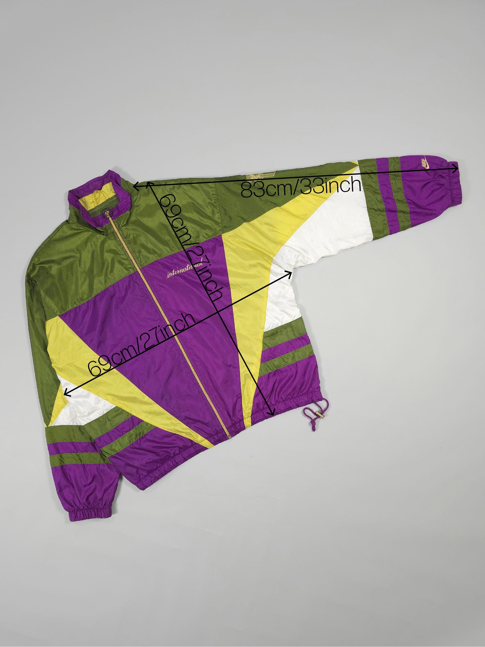 90s Nike International Windbreaker Jacket – Golden Embroidery
