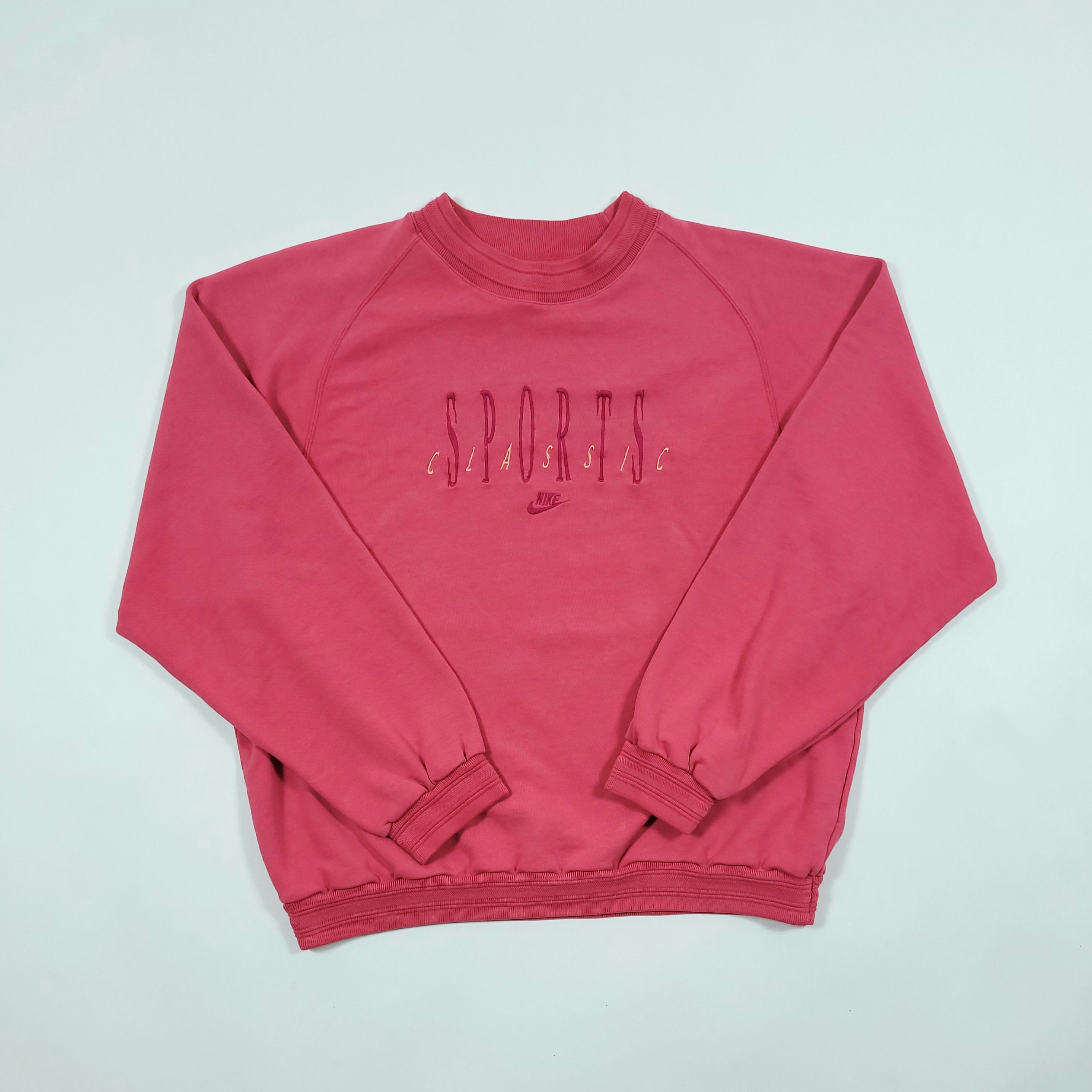 Pink nike crewneck sweatshirt sale