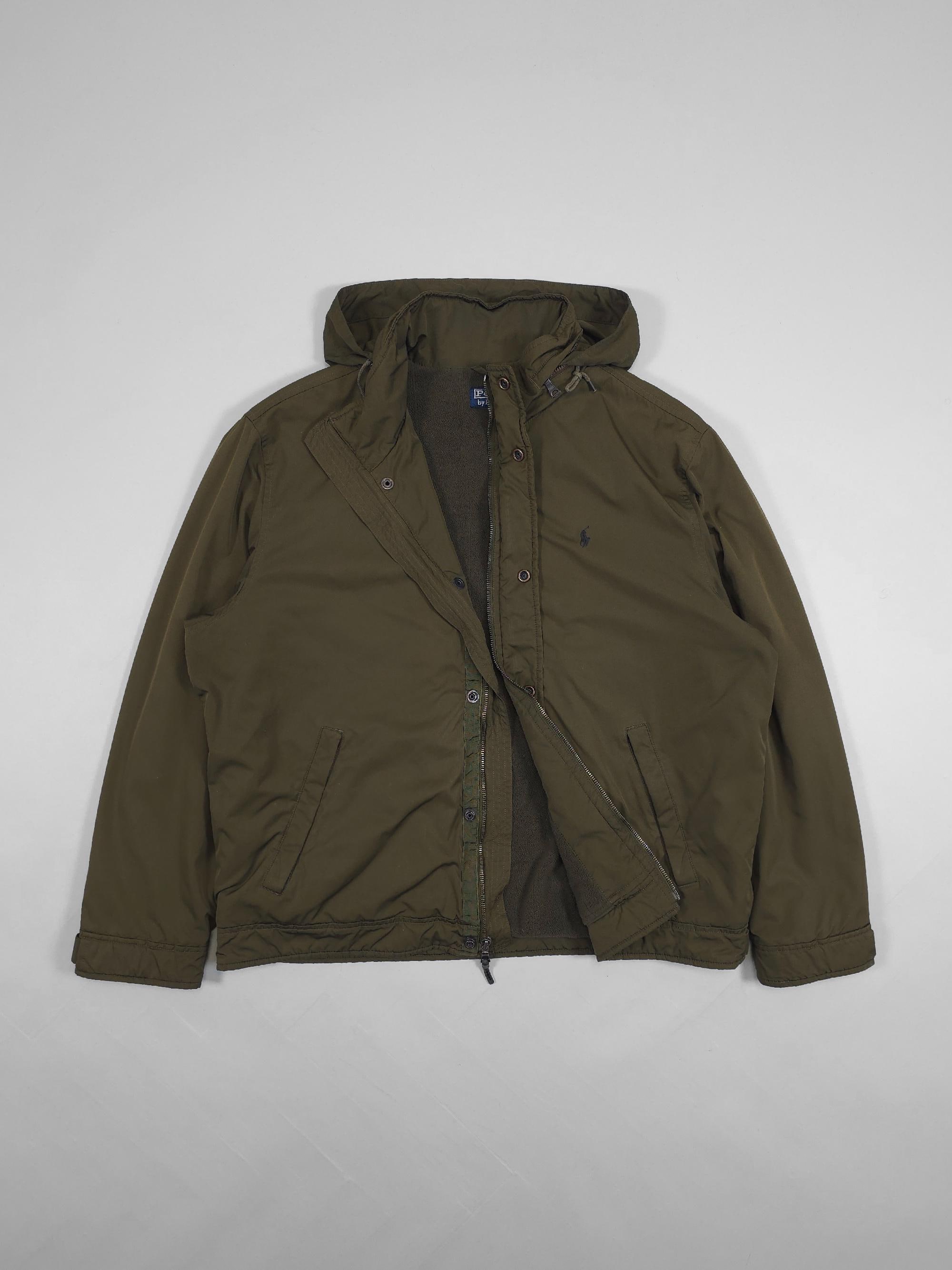 90s Polo Ralph Lauren Fleece Lined Harrington-style Jacket – Olive 