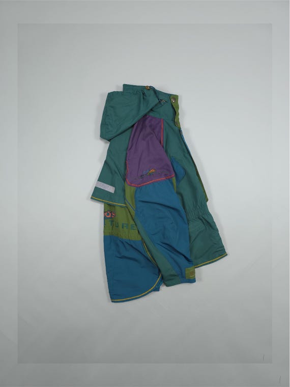 90s Adidas Adventure Chameleon Technical Jacket – Teal/green