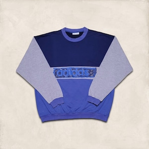 80s〜 adidas DESCENTE ice blue sweatshirt Vintage 80s Adidas X Descente Made in WEST GERMANY Track