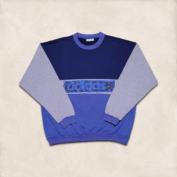 Vintage 80s 90s Baggy Adidas Originals Crewneck /… - image 1