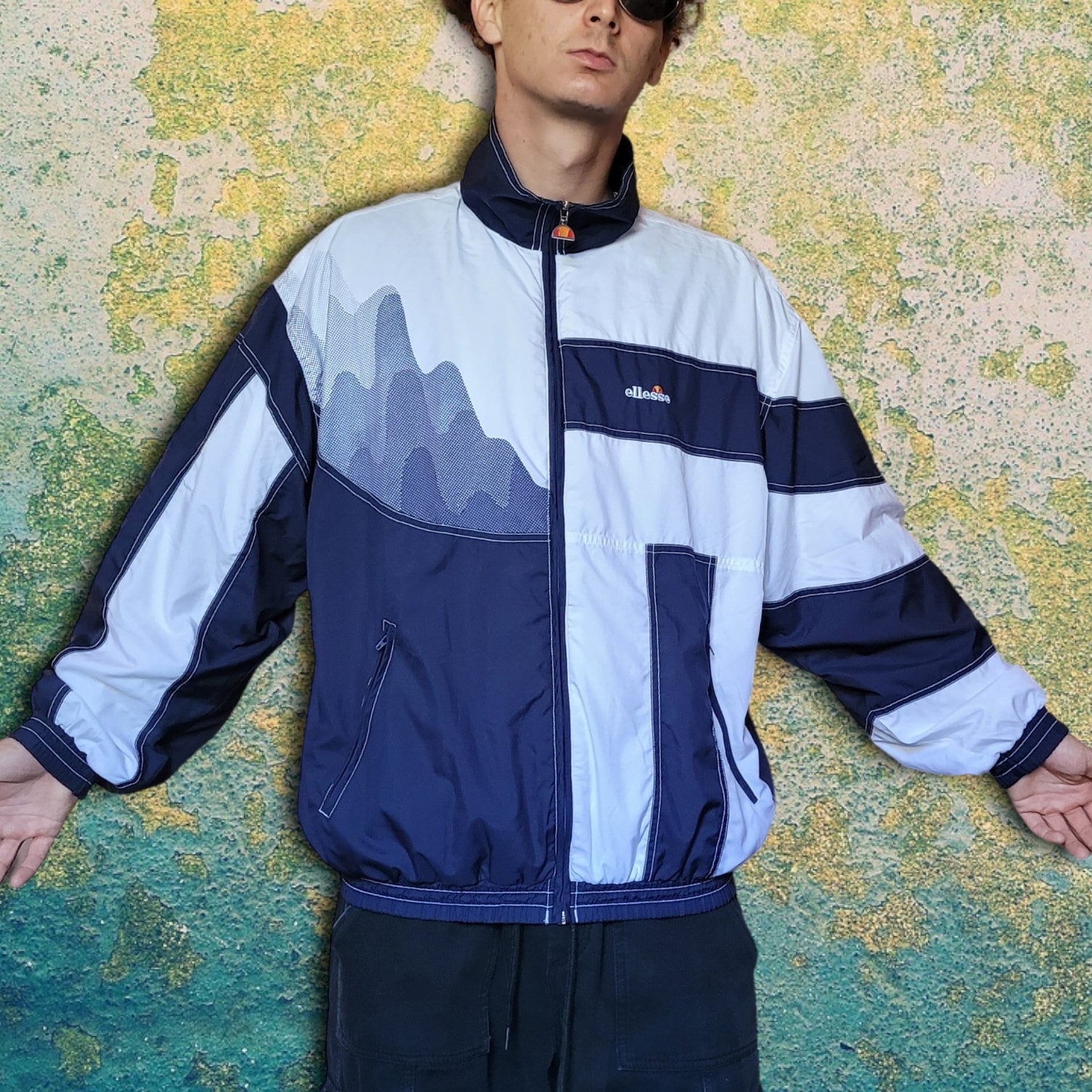 Vintage Ellesse Waves Blue White Track Jacket / Rare 90s Vintage Ellesse Track Top / Vintage Geometric Shapes Ellesse Windbreaker - Etsy Vintage Ellesse Waves Blue White Track Jacket / Rare 90s Vintage Ellesse Track Top / Vintage Geometric Shapes Ellesse Windbreaker - Etsy