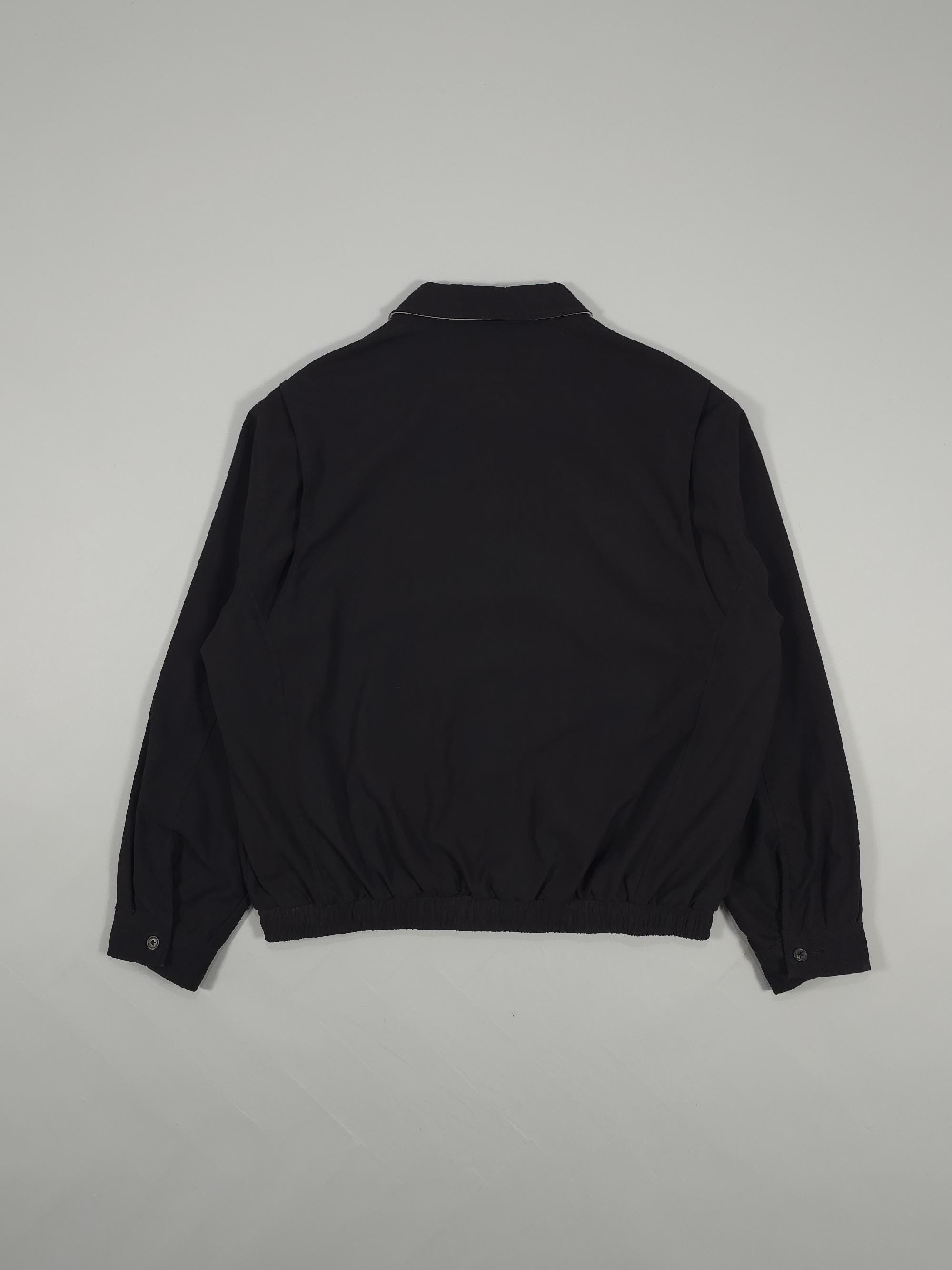 90s Polo Ralph Lauren Harrington Jacket – Black Collared Small