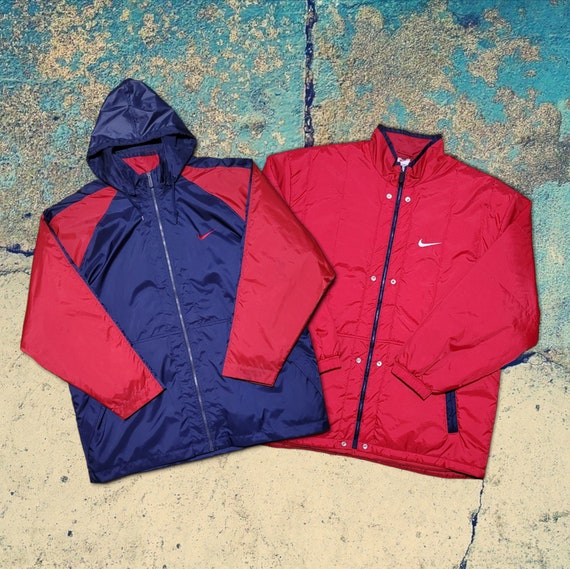 Vintage 90s Nike 2 in 1 Big Swoosh Oversized Nylon Jacket Vintage 90s Nike 2 in 1 Big Swoosh Oversized Nylon Jacket