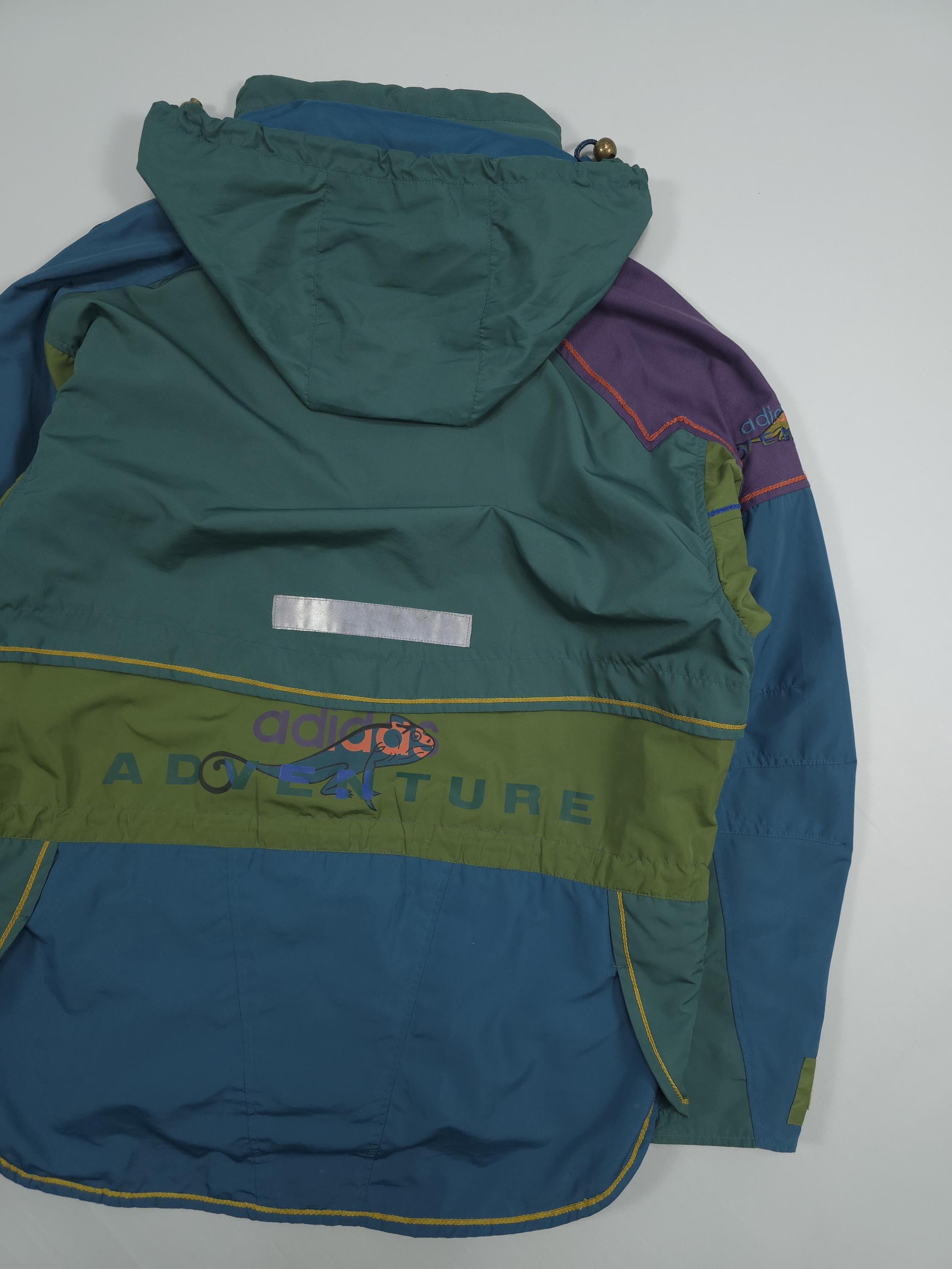 90s Adidas Adventure Chameleon Technical Jacket – Teal/green