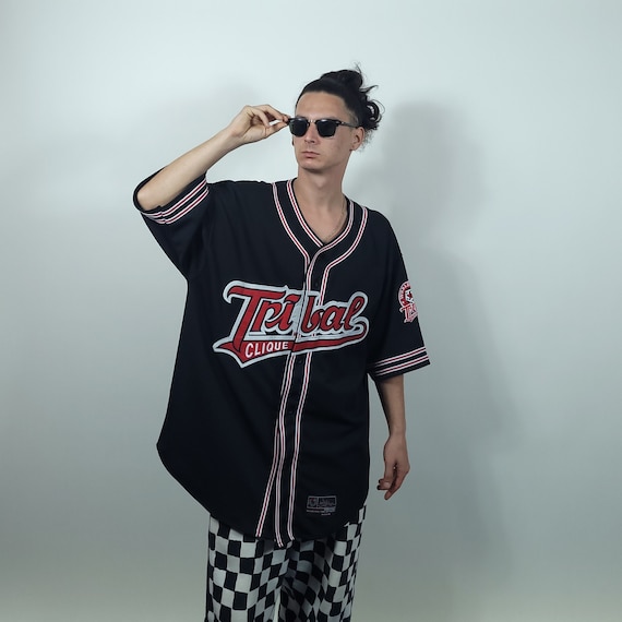TRIBAL トライバル  ベースボールユニフォームLサイズ ニューモデル Tribal Street Wear ベースボールシャツ