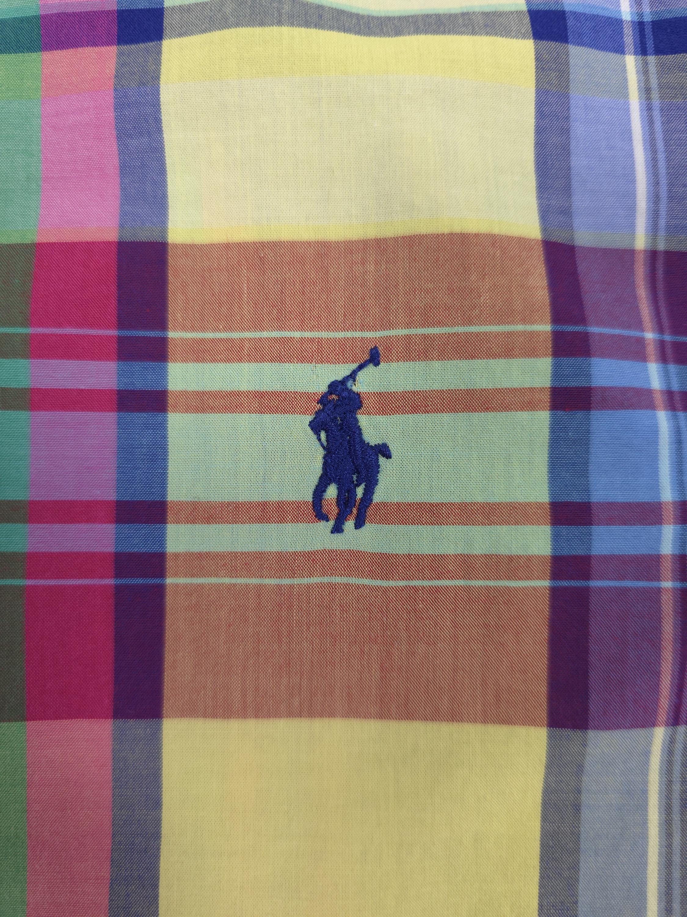 90s Polo Ralph Lauren Madras Check Shirt – Multicolor Plaid 