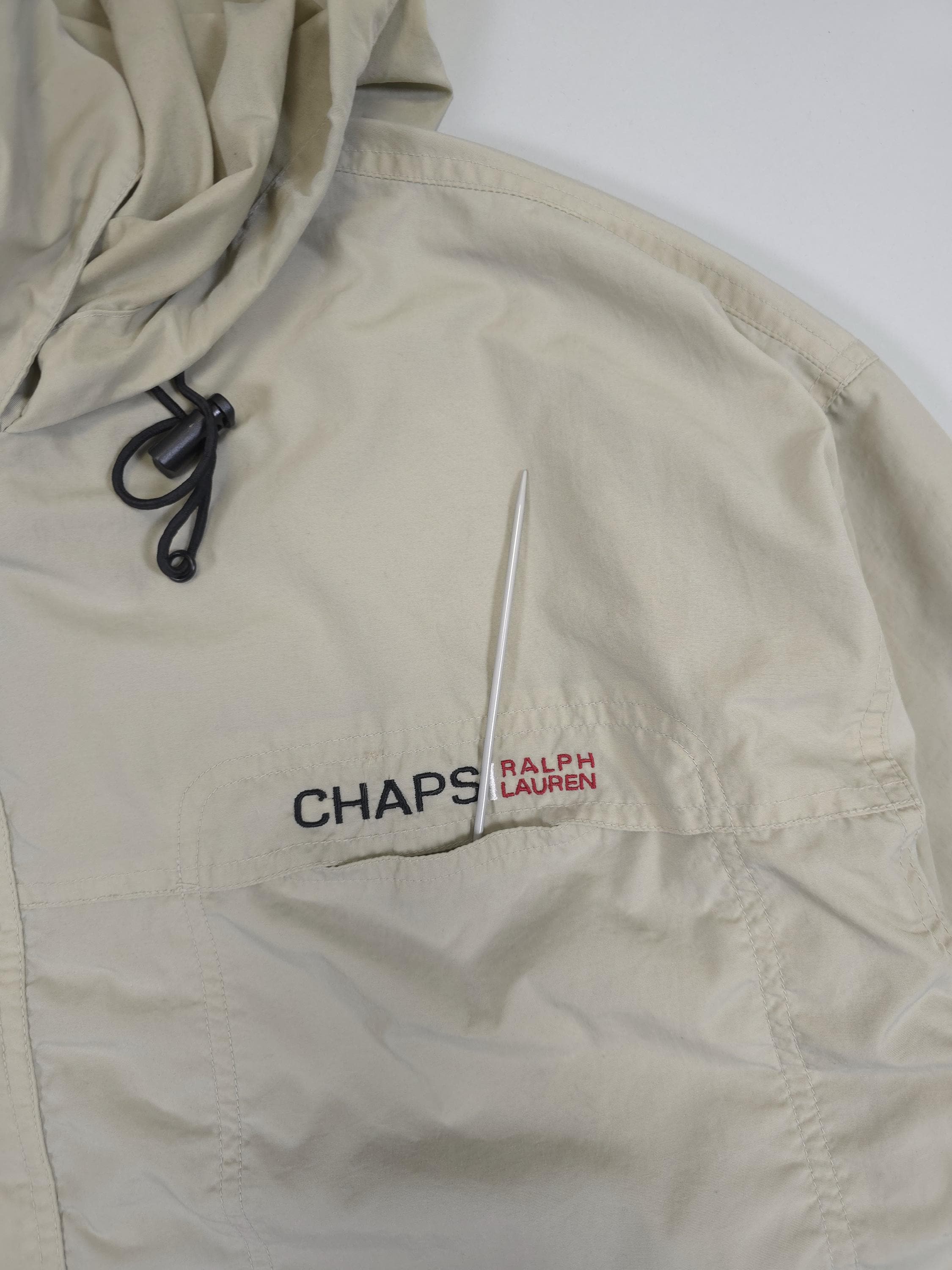 90s Chaps Ralph Lauren Beige Half Zip Anorak – Fits XL, XXL - Etsy