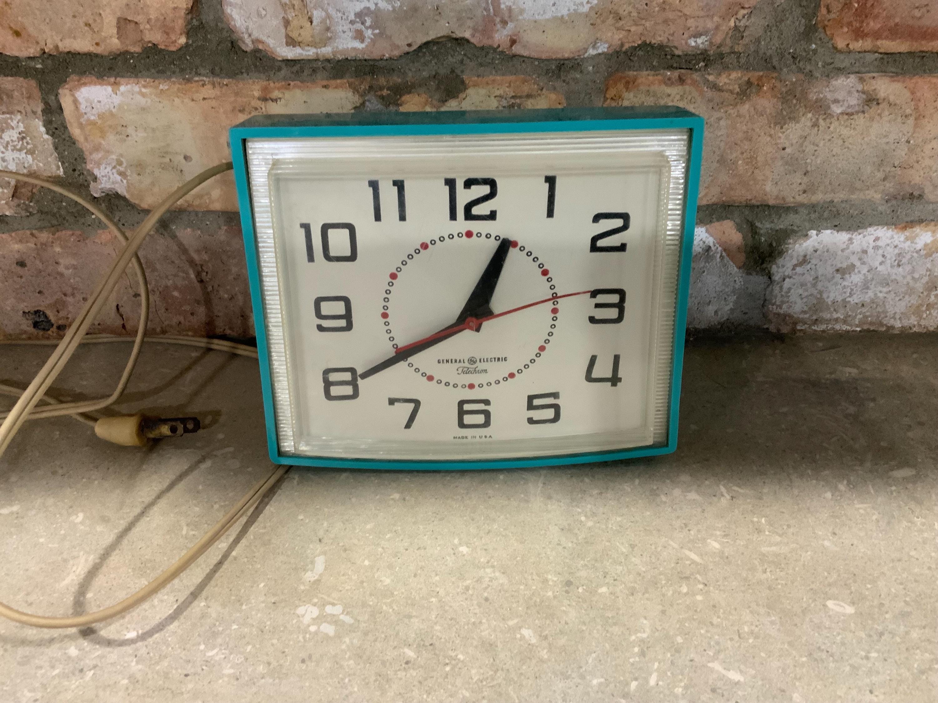 Vintage ge electric wall clock - Etsy 日本