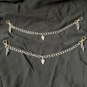 Silberfarbene Stiefelketten Boot Charm Dr. Martens Docs Schmuck Kette
