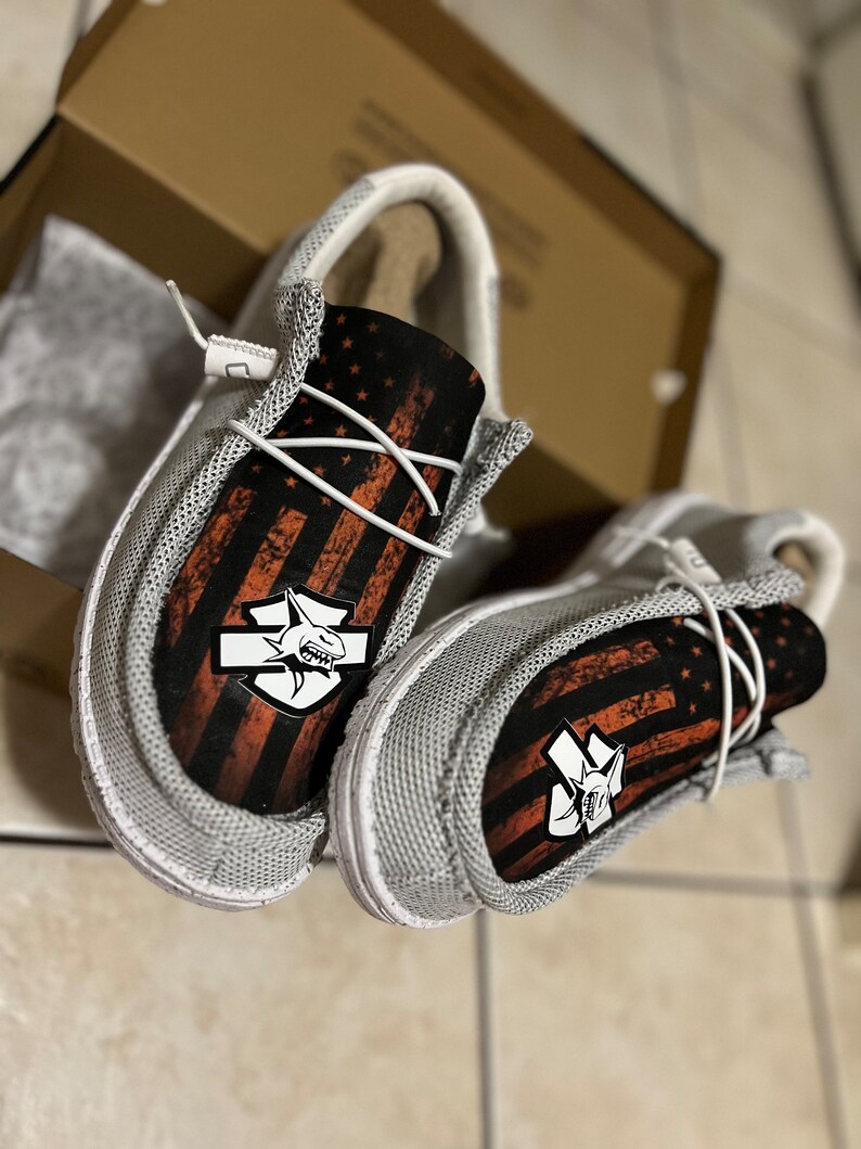 Harley Davidson Custom Hey Dudes Etsy