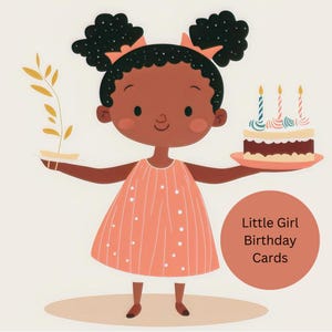 Adorabile collezione di biglietti d'auguri da 5 set / Carini biglietti di compleanno / Biglietti di compleanno per bambini / Biglietti d'auguri fatti a mano / Diversi design di biglietti