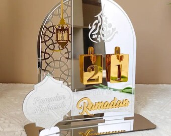 Acrylic Handmade Ramadan Countdown | Ramadan Decorations | Ramadan Reminder| Ramadan Mubarak| Islamic Reminder