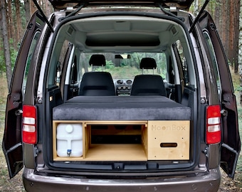 MoonBox camping box camping kitchen bed function sleeping system VW van station wagon type 111