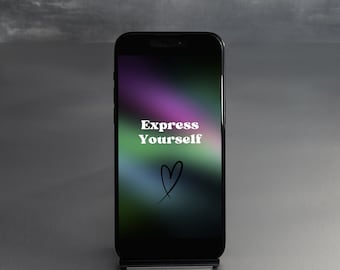 Madonna Inspired Express Yourself Phone Tablet Wallpaper, Digital File PNG, Novelty, Downloadable, iPad, iPhone, Devices,