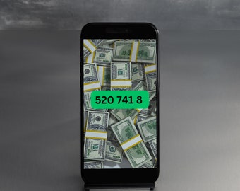 Grabovoi Code Use to Manifest money Manifestation Phone Tablet Wallpaper, Digital File PNG, Novelty, Downloadable, iPad, iPhone, Devices,