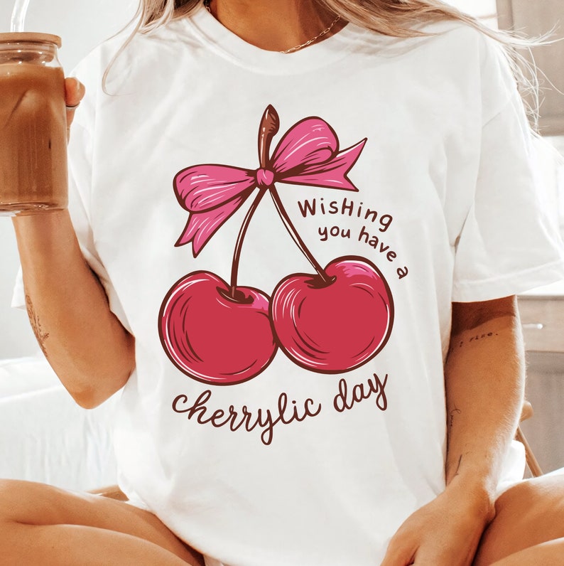Cherry png,Coquette png,aesthetic png,aesthetic shirt png,summer png,fruit png,cherry bow png,girl summer png,summer shirt png,trendy png,have a nice day,positive quote png,affirmation png,inspirational png,positive quote,positivity png,retro png