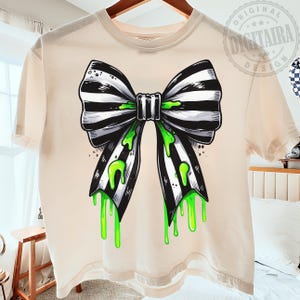 Halloween bow png,Striped Halloween Coquette Bow PNG Spooky Season png, Coquette Halloween PNG Movie Halloween, Trendy horror bow