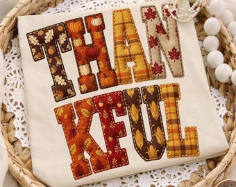 Thankful Thanksgiving PNG, Fall Thanksgiving Design, Autumn Sublimation PNG,Rustic Pumpkin Leaf T Shirt Design, Harvest Digital Download