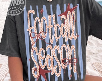 Football Season PNG, Trendy Stripes Football Mom Png, Fall Sports Sublimation Design, Vintage Football Fan Png, Bootbal Stripes png