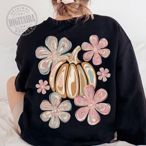 Sublimation Designs, Retro Fall Png, Retro Halloween Png, Spooky Season Png, Pumpkin Flowers Png, Floral Fall Png, Floral Ghost Png, Floral Pumpkin Png, Digital Download, Retro Autumn Png, Retro Pumpkin Png, Leopard Pumpkin Png, Floral Halloween Png