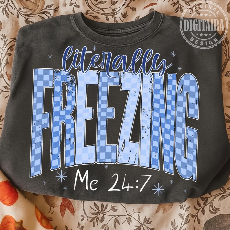 Retro Literally Freezing Png, Cozy Frozen Winter Png, Hello Winter Png ...