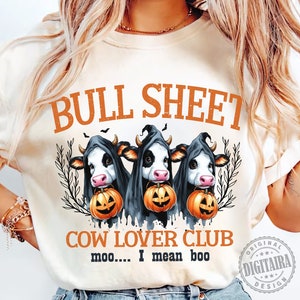 Bull Sheet PNG,Halloween Png,Halloween Western png,cow png,Bull Png,Ghost Cows Png,Funny Cow Png,Fall Png,Cow Lover Png,Spooky Season Png