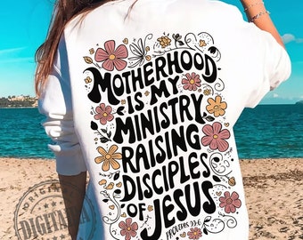 Christian Mom png,Motherhood Is My Ministry png,Retro Christian Mom png,Christian retro png,Christian Mothers Day png,bible verse png
