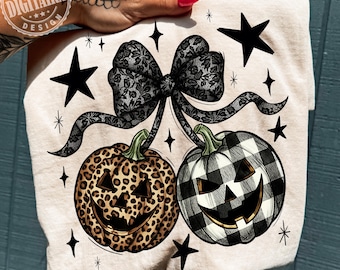 Kürbis Kirschen Png, Herbst Girly Png, Vintage Halloween Kürbis Png, Herbst Kürbis Png, Leopard Kürbis Kokette Png, Retro Herbst Kürbis Png