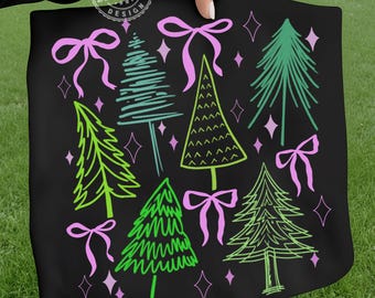Christmas Tree PNG, Christmas Png, Girly Christmas Svg Png, Christmas Shirt Design Svg Png, Coquette Christmas Sublimation Digital Download