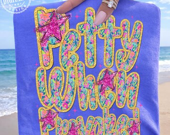 Petty When Provoked PNG, Funny Adult Humor Sublimation, Floral Women's T-Shirt Design, Preppy Sarcastic Trendy Everyday Use PNG