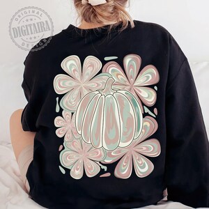 Pumpkin Png, Boho Floral Fall Png, Retro Fall Png, Autumn Vibes Png, Pumpkin Season Png, Leopard Pumpkin Png, Fall Sublimation