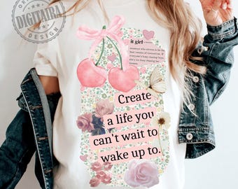 Coquette Affirmation png,Scrapbook png,Collage png,Coquette shirts,Girly sublimation,Trending png design,trendy shirt design,Bow png