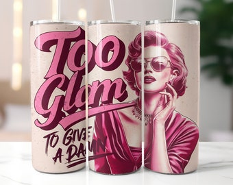 Sarkastyczna Retro Gospodyni Domowa Opakowanie Na Kubek, Sassy Tumbler png, zabawne opakowanie na kubek, kubek dla dorosłych z humorem, projekt kubka, sarkastyczne cytaty, sarkazm