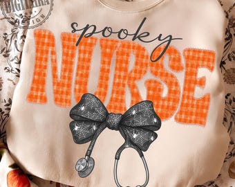Spooky Nurse PNG, Coquette Nurse Halloween Png, Halloween Nurse Png, Funny Nurse Png, Coquette Nurse Png, Halloween Png, Nursing Png