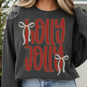 Christmas PNG, Holly Jolly PNG, Merry PNG, Preppy Png, Trendy Png, Faux Glitter Png, Noel Png, Holiday Png, Sublimation Png, Girly Png,faux glitter, holly and jolly, christmas, coquette, holiday, holly, merry, preppy