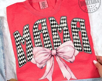 Mamá png, Coquette Mama png, Arco png, png de moda, Retro Mama Png, Día de las Madres png, Mamá a cuadros Png, Mamá preppy png