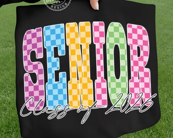 Senior 2026 SVG Png, Abschluss-Shirt Aufbügeln Png, Klasse von 2026 Png, Senior Mom 2026 Sublimation Png, Abschluss Sublimation Design