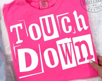 Football Touchdown Png, Game Day Football Png, Preppy Football Shirt Design, Fall Football Png, Football Mama Png, Football Sublimation